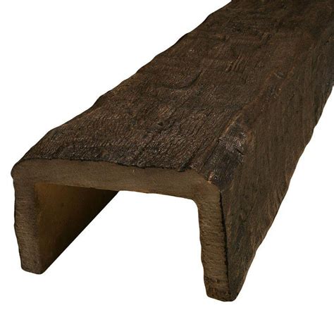 American Pro Decor 5-1/8 in. x 8 in. x 13 ft. Hand Hewn Faux Wood Beam