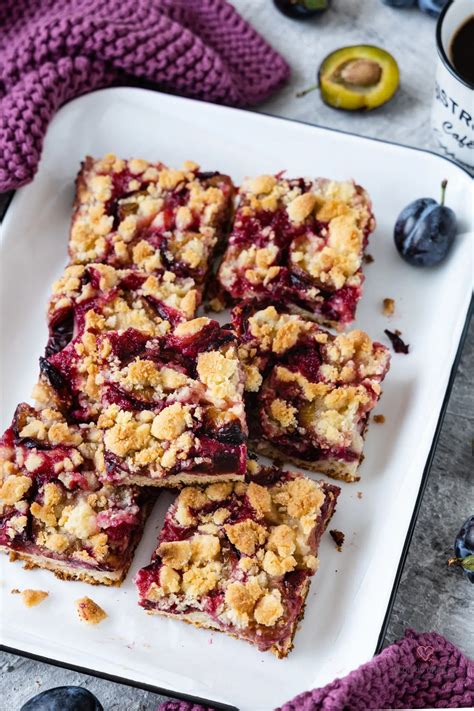 Zwetschgenkuchen Mürbeteig Streusel Blech Omas leckeres