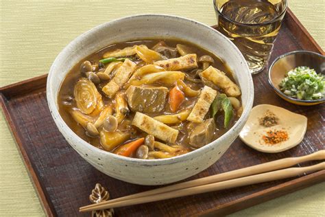 香りを楽しむカレーうどん