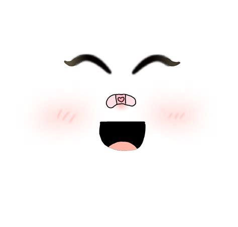 Roblox Face Cute Freetoedit Cara De Sticker By Teteart123