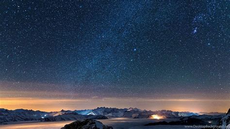 High Resolution Beautiful Starry Night Sky Wallpapers Hd 1080p Full Desktop Background