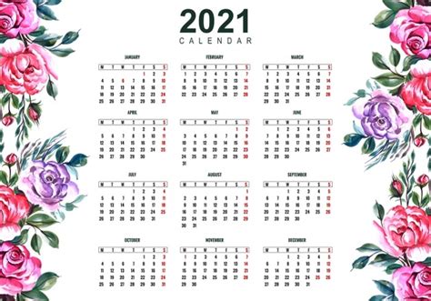 Calendarios Editables 2021 Para Descargar Gratis Almanaques Para