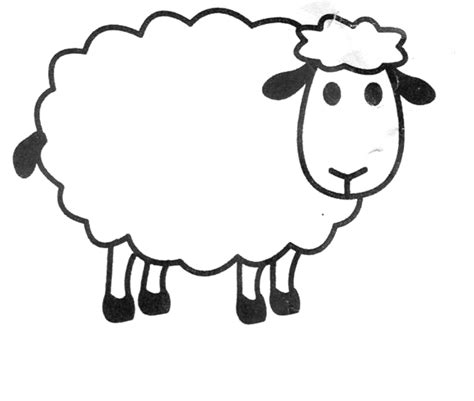 Free Sheep Outline Download Free Sheep Outline Png Images Free