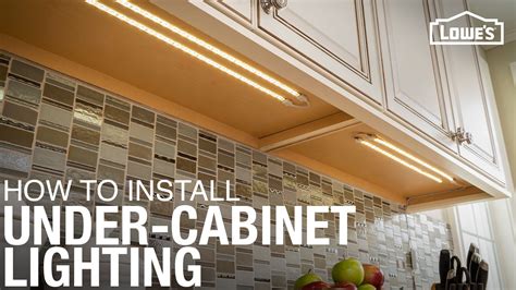How to Install Under-Cabinet Lighting | Installing under cabinet