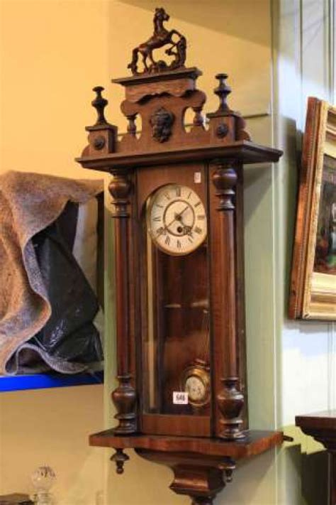 Victorian Walnut Cased Regulator Wall Clock Thomas Watson