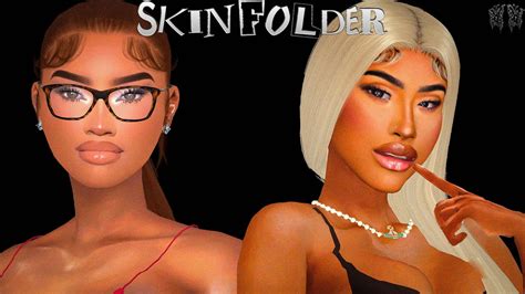 My Entire Skin Cc Folder The Sims 4 Best Blackurban Sims 4 Cc