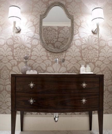 Free Download Classic Chic Home Pretty Wallpaper For The Powder Room
