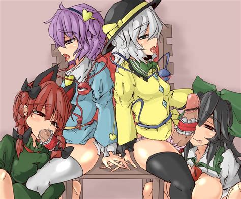 Komeiji Koishi Komeiji Satori Reiuji Utsuho And Kaenbyou Rin Touhou