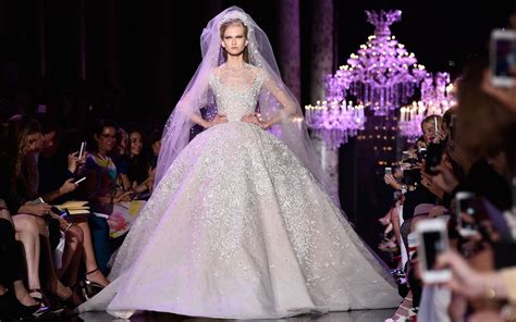 Elie Saab Couture Wedding Dresses Wedding Gowns Paris Fashion Week Glamour