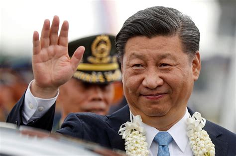 Chinese Leader Xi Jinping Arrives Abs Cbn News