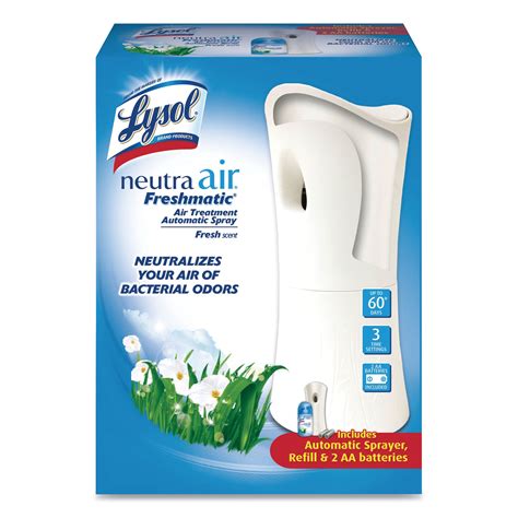 Lysol Neutra Air Freshmatic Starter Kit Fresh Scent 589 Oz 4carton