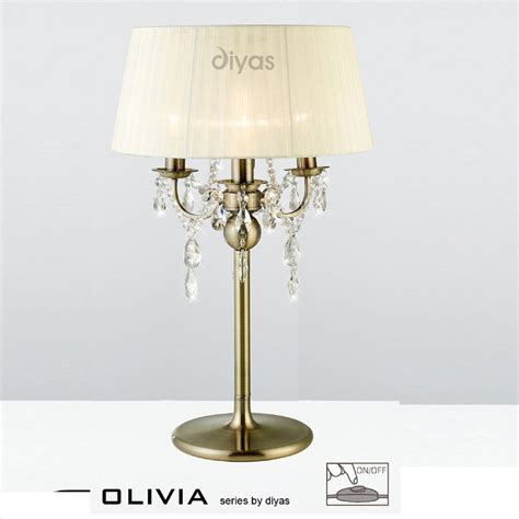 Drum, bell, square, rectangle, coolie, empire, oval, bouillotte. Diyas UK Olivia IL30065CR Antique Brass Crystal 3 Light ...