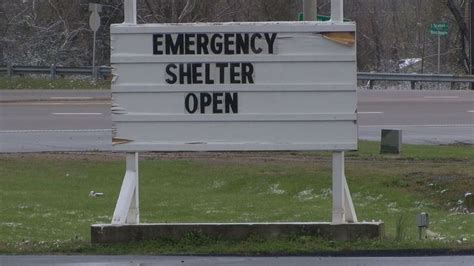 Rivers Edge Fellowship Church Puts Up A Sign For The Emergency Cold