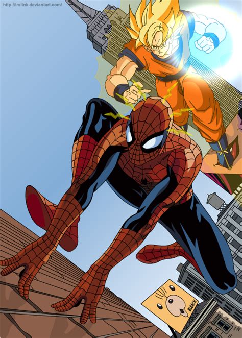 Spider Man X Goku By Lrslink On Deviantart