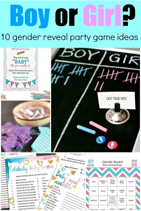 10 Gender Reveal Party Games To Amp Up The Fun Gender Reveal Party Games Reveal Party Games