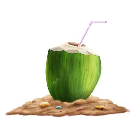 코코넛 주스 코코넛 음료 코코넛 주스 마시다 Png 일러스트 및 Psd 이미지 무료 다운로드 Pngtree