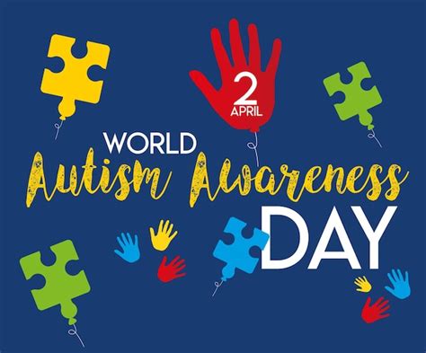 Premium Vector April 2 World Autism Awareness Day