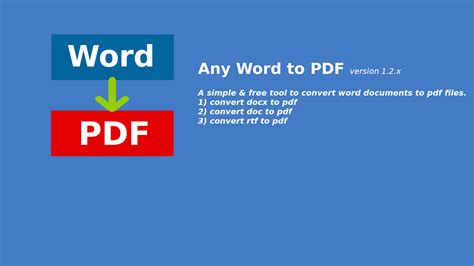 取得 Any Word To Pdf Convert Docx To Pdf Doc To Pdf For Free