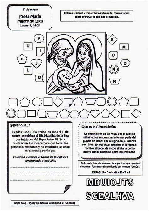 El Rincón De Las Melli 1º De Enero Santa María Madre De Dios Ciclo A