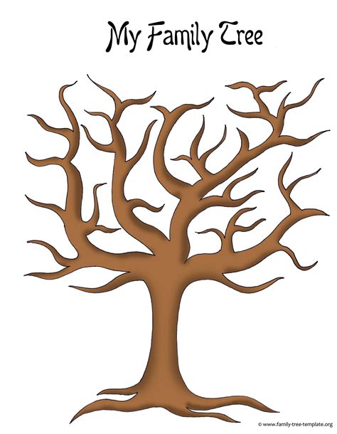 Printable Family Tree Charts Free