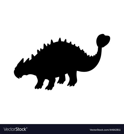 Ankylosaurus Dinosaur Silhouette Transparent Png Svg Vector My Xxx