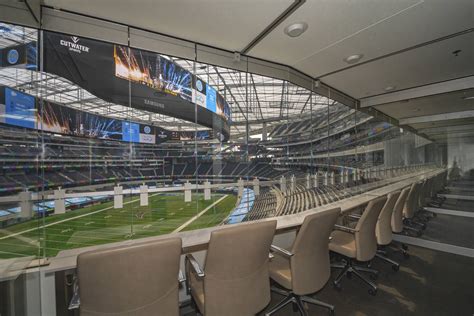 Take A Look Inside Sofi Stadiums Lavish Suites Stadium Architecture