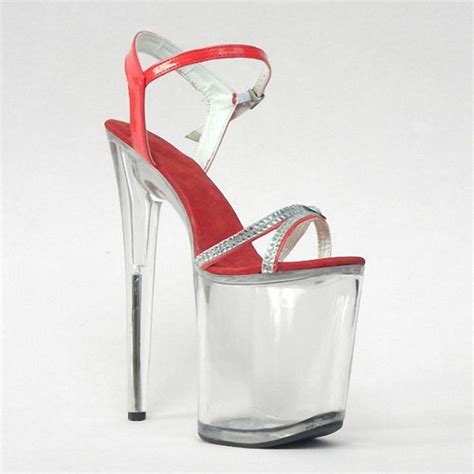 Unique Design Ultra High With 20 Cm Thick Set Auger Bottom Heels