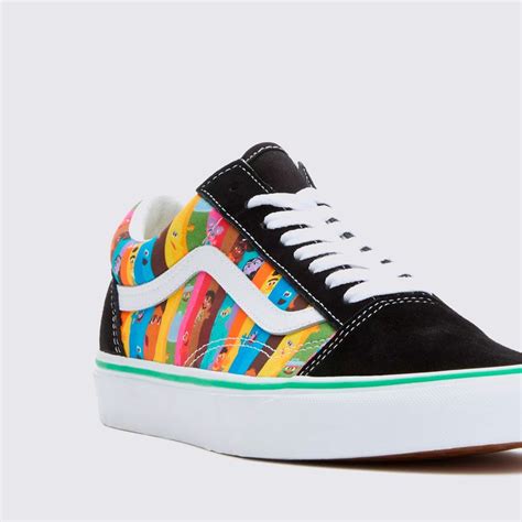 Tênis Vans X Sesame Old Skool Multicolor Vn000d3hbmb Menina Shoes