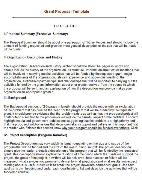 Funding Proposal Template Popular Professional Template