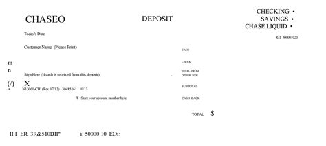 Deposit Slip Template Download Download Bank Deposit Slip Template