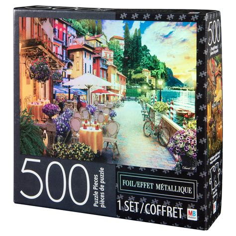 500 Piece Jigsaw Puzzle With Foil Accents For Kids And Adults Lake