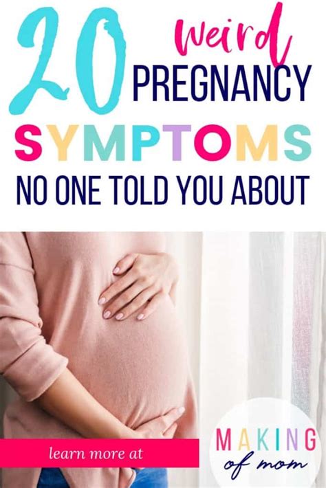 20 Weird Pregnancy Symptoms No One Tells You About