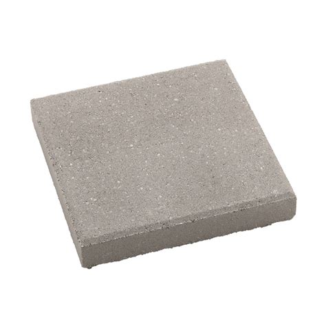 Square Gray Concrete Patio Stone Common 12 In X Actual 117 In X 11