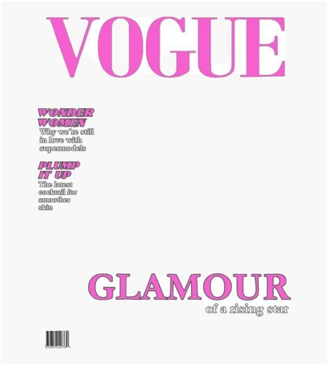 Vogue Magazine Cover Template Printable Word Searches