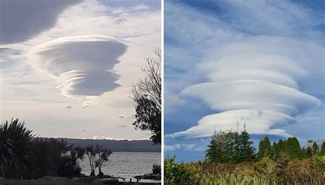 Ufo Clouds Spotted Hovering Over Rotorua Newshub