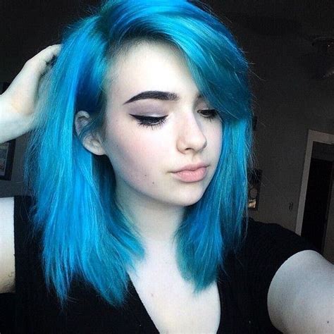 Yes, these hair colours and styles are quite eye catching. 68 Daring Blue Hair Color For Edgy Women