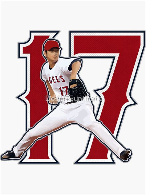 17 Ohtani Original Sticker For Sale By Designsyndicate Redbubble