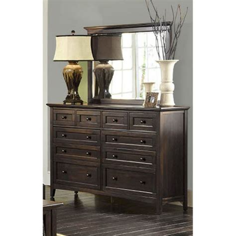 A America Westlake 10 Drawer Dresser With Felt Lined Top Drawers