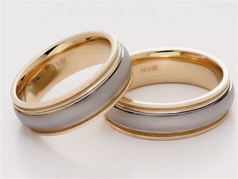 Anillos de #matrimonio de oro blanco y amarillo | Anillo ...