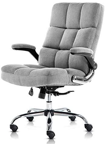 It really is hip to be square in this case. SP Velvet Office Chair Adjustable Tilt Angle and Flip-up Arms Executive Computer Desk Chair ...