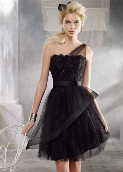 David's bridal features hundreds of options for. Black Wedding Dresses | DressedUpGirl.com