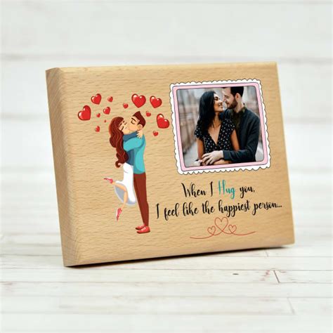 Add frame to a picture is probably the easiest way to make image unique much more funny to share with friends or family framed photo, than the original one use online photo framing to spice up the pics you have and make everyone understands what. Personalized Love Couple Quote Wooden Photo Frame: Gift/Send Home and Living Gifts Online ...