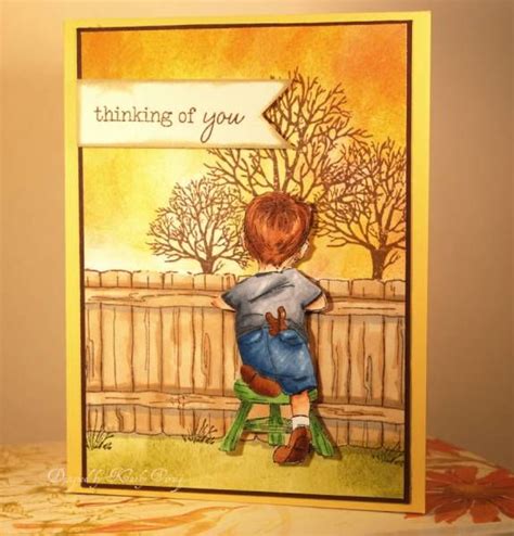 Art Impressions Stamps Beautiful Thinking Of You Card With Ai Front
