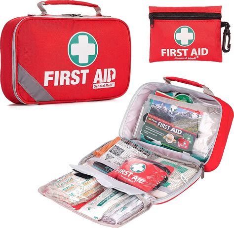General Medi First Aid Kit 215 Piece Bonus 43 Piece Mini First Aid