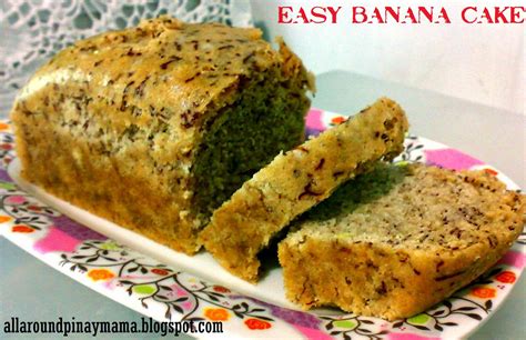 It's super easy to make this moist banana cake. My Quick and Easy Banana Cake Using Maya Oven Toaster Cake Mix (Banana Cake) | All-Around Pinay Mama