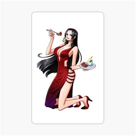 Boa Hancock One Piece Sticker For Sale By Hindstore25 Redbubble