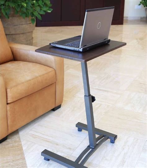 8'' h x 3.74'' w x 6.3'' l. Laptop Desk Table Cart Mobile Tray Over Bed Rolling ...