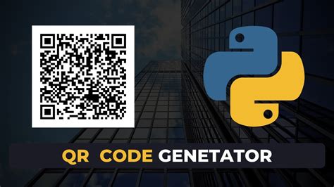 How To Generate Qr Code Using Python Youtube