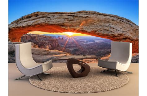 Sunrise At Mesa Arch In Canyonlands National Wall Mural