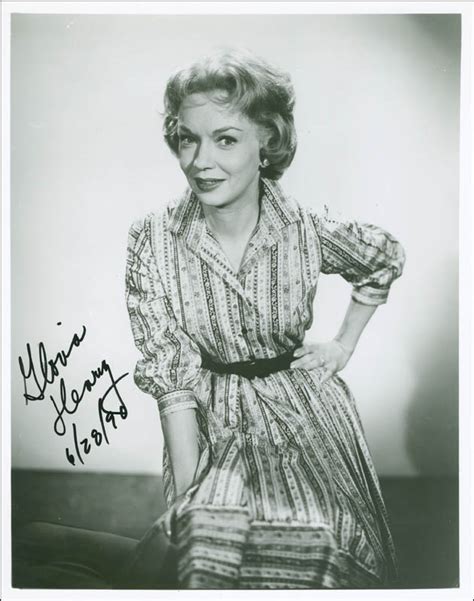 Gloria Henry Autographed Signed Photograph 06281990
